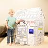 Easy Playhouse Police and Fire Station - Kids Art & Craft for Indoor & Outdoor Fun  Decorate & Personalize The Cardboard Fort, 32" X 26. 5" X 40. 5" - Made in USA, Age 3+ [Amazon Exclusive], white view 2