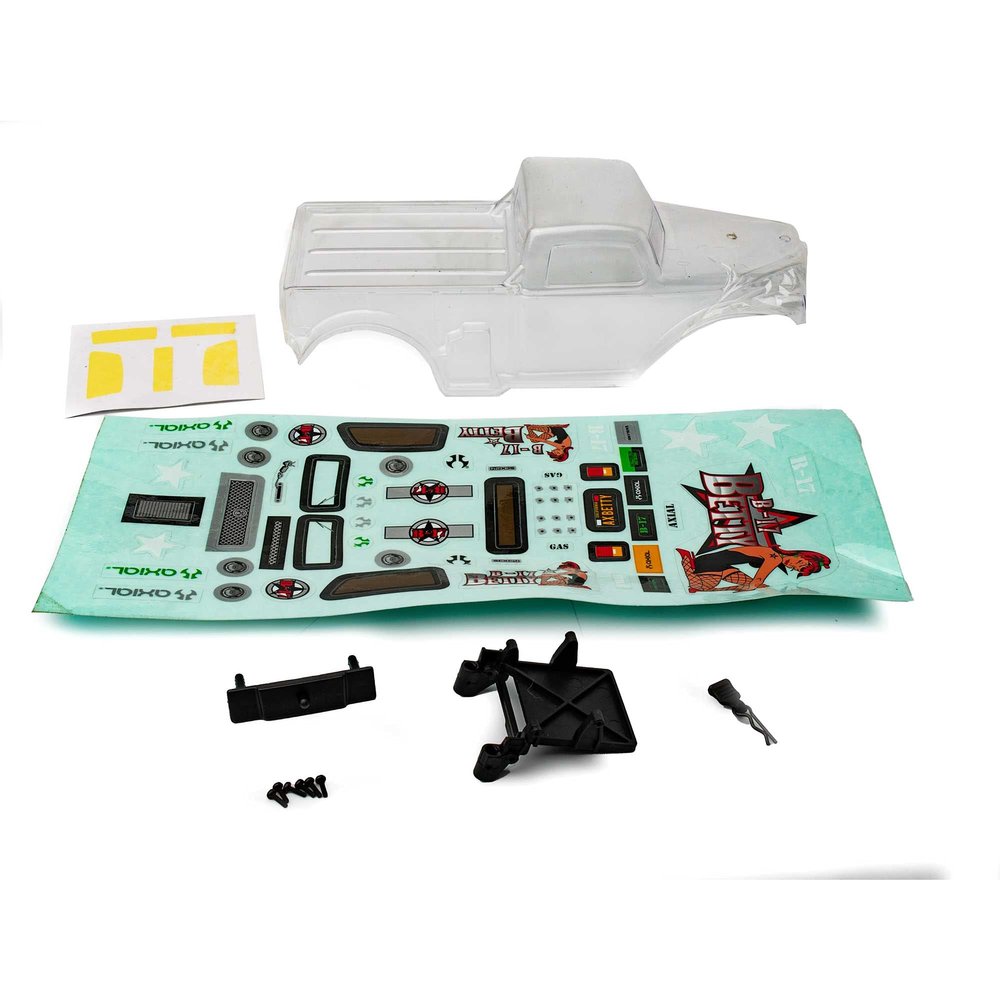 Axial Clear Body, Precut: SCX24 B-17 Betty, AXI200003
