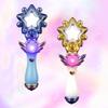ArtCreativity Light Up Magic Star Wand, Set of 2, Cute Princess Wands with Flashing LED Effect & Magical Sounds, Batteries Included, Pretend Play Prop, Best Birthday Gift, Party Favor for Kids view 4