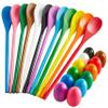 JOYIN 24 PCS Easter Egg and Spoon Race Game Set, 12 Players Carnival Egg and Spoon Relay Game for Kids & Family Activity Holiday Outdoor Yard Easter Egg Hunt Birthday Party Lawn view 1