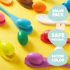 JOYIN 24 PCS Easter Egg and Spoon Race Game Set, 12 Players Carnival Egg and Spoon Relay Game for Kids & Family Activity Holiday Outdoor Yard Easter Egg Hunt Birthday Party Lawn view 2