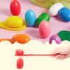 JOYIN 24 PCS Easter Egg and Spoon Race Game Set, 12 Players Carnival Egg and Spoon Relay Game for Kids & Family Activity Holiday Outdoor Yard Easter Egg Hunt Birthday Party Lawn view 4