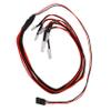 RETYLY 6 LED Light Kit 2 White 2 Red 2 Blue for 1/10 1/8 SCX10 D90 RC Car view 4