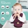 Bazzle Baby Silicone Suction Bowls with Suction Lid and Spoon | 3-piece set | BPA Free Silicone | Perfect for 4-36 Months. view 3