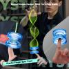 MAGICYOYO K2 Crystal Plastic Yoyo for Kids 8-12 & Beginners, Durable PC Responsive Yoyo Professional with Finger Spin Hub for DNA yo-yo Tricks, Includes 12 Yo yo Strings, Glove & Bag (Crystal Blue) view 3