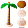 R HORSE 9Pcs Inflatable Palm Tree Flamingo Banana Beach Ball Parrot Monkey Shark Dolphin Beach Pool Toys for Tropical Hawaiian Luau Party Summer Pool Beach Party Outdoor Indoor Decorations view 4