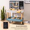 ROBUD Wooden Tool Workbench for Kids Toddlers, Toy Tools Set Gift for 3 4 5 6 7 Years Old and Up view 3