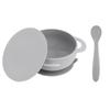Bazzle Baby Silicone Suction Bowls with Suction Lid and Spoon | 3-piece set | BPA Free Silicone | Perfect for 4-36 Months. view 1