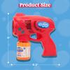 JOYIN 2 Bubble Guns with 2 Refill Solution (10 oz Total), Bubbles Maker, Blower, Machine Gun Blaster for Kids, Toddlers, Outdoors Activity, Party, Birthday Gift, Easter Toys (Blue+Red) view 3