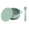 Bazzle Baby Silicone Suction Bowls with Suction Lid and Spoon 3-piece set BPA Free Silicone | Perfect for 4-36 Months view 1