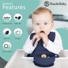 Bazzle Baby Silicone Suction Bowls with Suction Lid and Spoon | 3-piece set | BPA Free Silicone | Perfect for 4-36 Months. view 4