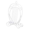 Large Size Iron Easel HARP 6590 White view 1