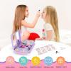 Kids Makeup Kit for Girls Real Washable Cosmetic 3+ Year Girl Birthday Gifts Pretend Play Toys for Girls 4-6, 6-8, 8-10 Non-Toxic view 3