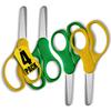 1InTheOffice Blunt Tip Scissors for Kids, 5 Inch Scissors, Kids Stainless Steel Scissors, Right & Left-Handed, 4/Pack view 1