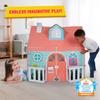 Pop2Play Kids Playhouse  Sturdy and Eco-Friendly Carboard House Folds Flat for Easy Storage  Role Play Toy for Girls and Boys view 4