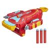 Avengers Marvel Mech Strike Iron Man Strikeshot Gauntlet Role Play Toy with 3 NERF Darts, Pull Handle to Expand, for Kids Ages 5 and Up view 1