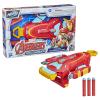 Avengers Marvel Mech Strike Iron Man Strikeshot Gauntlet Role Play Toy with 3 NERF Darts, Pull Handle to Expand, for Kids Ages 5 and Up view 2