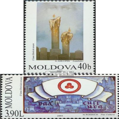 Moldawien 472-473 (Complete.Issue.) unmounted Mint/Never hinged ** MNH 2003 Fight Against The Terror (Stamps for Collectors)