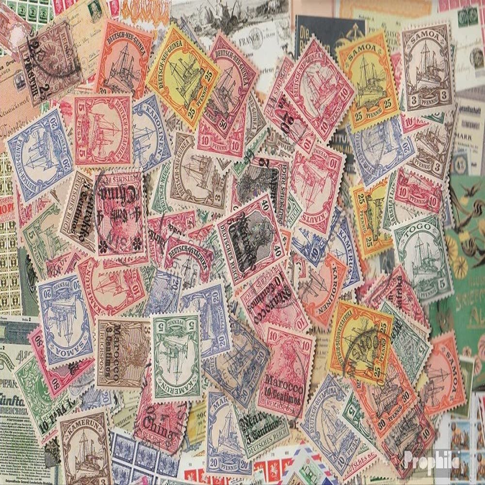 Prophila Collection German. Colonies/Auslandspostmter 200 Various Stamps with Auslandspostmter (Stamps for Collectors)