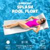 TRC Recreation Splash 1.25" Thick Foam Pool Float Lounger w/ Headrest for Lounging & Sunbathing in Swimming Pools, Beaches & Lakes, 70" x 26" view 2