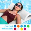 TRC Recreation Splash 1.25" Thick Foam Pool Float Lounger w/ Headrest for Lounging & Sunbathing in Swimming Pools, Beaches & Lakes, 70" x 26" view 4