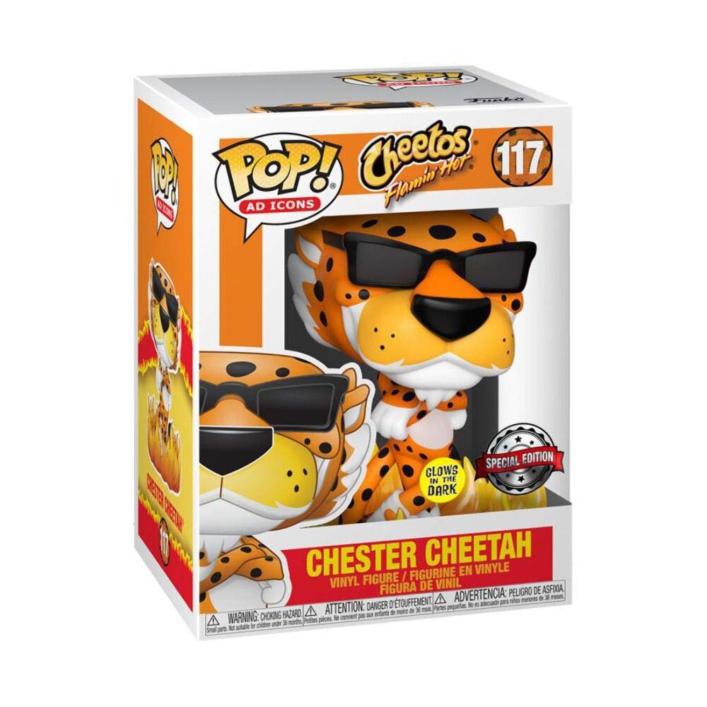 Funko POP! Ad Icons #117 - Chester Cheetah [Glow in The Dark] Exclusive