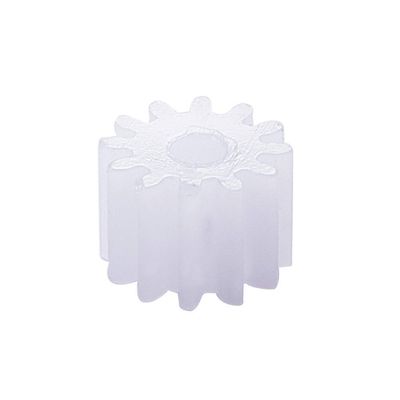 50Pcs Worm Gears, Bettomshin 7x2x5mm/0.28x0.08x0.2"(ODxIDxT)122A 0.5Modulus Plastic Gear, White High Rotating Speed Wide Uses for Pulley Belt Shaft Robot RC Motor Worm Crown Hand DIY Car Kit