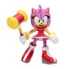 Sonic The Hedgehog 4-Inch Action Figure Modern Amy with Hammer Collectible Toy view 1