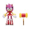 Sonic The Hedgehog 4-Inch Action Figure Modern Amy with Hammer Collectible Toy view 2