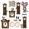 Hickory Dickory Dock 16 PRECUT Felt Figure for Felt/Flannel Board Plus Activity Pages Nursery Rhyme Stories Story Set view 1