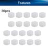 30Pcs Worm Gears, Bettomshin 9x2x5mm/0.35x0.08x0.2"(ODxIDxT)162A 0.5Modulus Plastic Gear, White High Rotating Speed Wide Uses for Pulley Belt Shaft Robot RC Motor Worm Crown Hand DIY Car Kit view 4