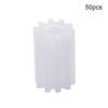 50Pcs Worm Gears, Bettomshin 6x2x9mm/0.24x0.08x0.35"(ODxIDxT)102A 0.5Modulus Plastic Gear, White High Rotating Speed Wide Uses for Pulley Belt RC Motor Hand DIY Car Kit view 2