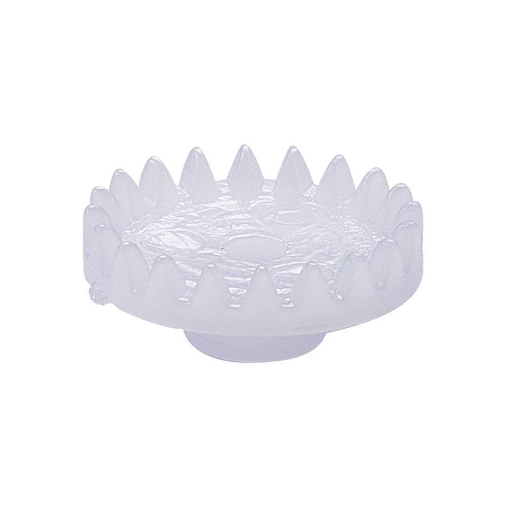 30Pcs Worm Gears, Bettomshin 11x2x4.7mm/0.43x0.08x0.19"(ODxIDxT) C202A 0.5Modulus Plastic Gear, White High Rotating Speed Wide Uses for Pulley Belt Shaft Robot RC Motor Worm Crown Hand DIY Car Kit