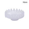 30Pcs Worm Gears, Bettomshin 11x2x4.7mm/0.43x0.08x0.19"(ODxIDxT) C202A 0.5Modulus Plastic Gear, White High Rotating Speed Wide Uses for Pulley Belt Shaft Robot RC Motor Worm Crown Hand DIY Car Kit view 2