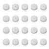 20Pcs Worm Gears, Bettomshin 10x2x5mm/0.39x0.08x0.2"(ODxIDxT)182A 0.5Modulus Plastic Gear, White High Rotating Speed Wide Uses for Pulley Belt Shaft Robot RC Motor Worm Crown Hand DIY Car Kit view 1