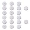 20Pcs Worm Gears, Bettomshin 10x2x5mm/0.39x0.08x0.2"(ODxIDxT)182A 0.5Modulus Plastic Gear, White High Rotating Speed Wide Uses for Pulley Belt Shaft Robot RC Motor Worm Crown Hand DIY Car Kit view 3