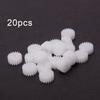 20Pcs Worm Gears, Bettomshin 10x2x5mm/0.39x0.08x0.2"(ODxIDxT)182A 0.5Modulus Plastic Gear, White High Rotating Speed Wide Uses for Pulley Belt Shaft Robot RC Motor Worm Crown Hand DIY Car Kit view 4