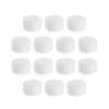 50Pcs Worm Gears, Bettomshin 9x2x5mm/0.35x0.08x0.2"(ODxIDxT)162A 0.5Modulus Plastic Gear, White High Rotating Speed Wide Uses for Pulley Belt RC Motor Hand DIY Car Kit view 1