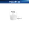50Pcs Worm Gears, Bettomshin 9x2x5mm/0.35x0.08x0.2"(ODxIDxT)162A 0.5Modulus Plastic Gear, White High Rotating Speed Wide Uses for Pulley Belt RC Motor Hand DIY Car Kit view 2