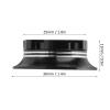 RC Car Radiator Cover, Improve Engine Cooling Performance Cooling Fan Duct for RC Drifting Cars D3 D4 XIS XI Air Intake Heat Dissipation (Black) view 4