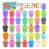 36 Pack Mini Butter Slime Kit with Funny Fruits Charms, Super Soft & Non-Sticky, Party Favors Birthday Gifts for Girls and Boys view 1