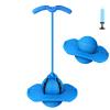 Christoy Pogo Jumper with Handle and Ball Pump, High Jump Toy Bounce Jump Trick Board Pogo Bouncing Ball Safe and Fun Pogo Stick for Kids Boys Girls and Adults (Blue) view 1