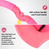 Christoy Pogo Jumper with Handle and Ball Pump, High Jump Toy Bounce Jump Trick Board Pogo Bouncing Ball Safe and Fun Pogo Stick for Kids Boys Girls and Adults (Pink) view 4