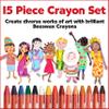 Faber-Castell World Colors Beeswax Crayons | 12 Blendable Skin Tone Colors | Screen-Free Coloring that Builds Color Skills | Easy-Grip, Non-Toxic for Preschoolers (Ages 3+) view 2