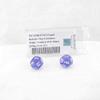 Purple Borealis Dice Luminary with White Numbers D12 Aprox 16mm (5/8in) Pack of 2 Wondertrail view 1