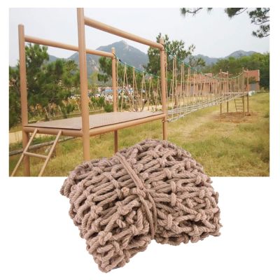Climbing Net for Kids, Cargo Safety Net Rope Ladder Truck Trailer Heavy Duty Netting Rock Bird Nets Balcony Banister Stair Protection Net Playground (Size : 1 * 10m(3 * 33ft))