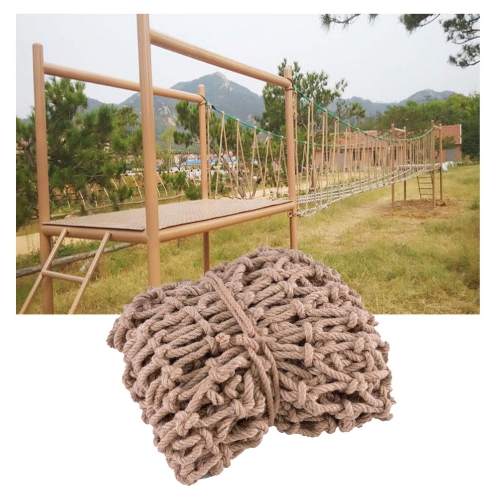 Climbing Net for Kids, Cargo Safety Net Rope Ladder Truck Trailer Heavy Duty Netting Rock Bird Nets Balcony Banister Stair Protection Net Playground (Size : 1 * 10m(3 * 33ft))
