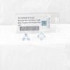 Icicle Borealis Dice Luminary with Light Blue Numbers D4 Aprox 16mm (5/8in) Pack of 2 Wondertrail view 1