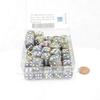 Carousel Festive Dice with White Pips 16mm (5/8in) D6 Pack of 50 Wondertrail view 1