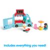 Kidoozie Cruisin Cuisine Playset, 7 Piece Lights and Sounds Food Truck, Imaginative Figure Play, for Children 18 Months and Up, Multi view 2